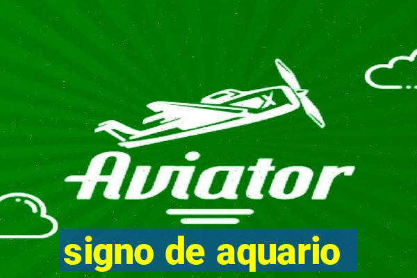 signo de aquario